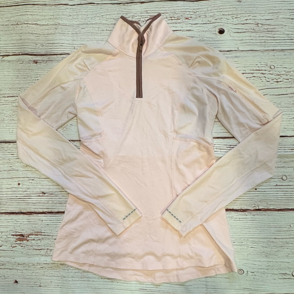 Lululemon Trail Bound 1/2 Zip in Strawberry Milkshake Sz 6 - Picture 3 of 15